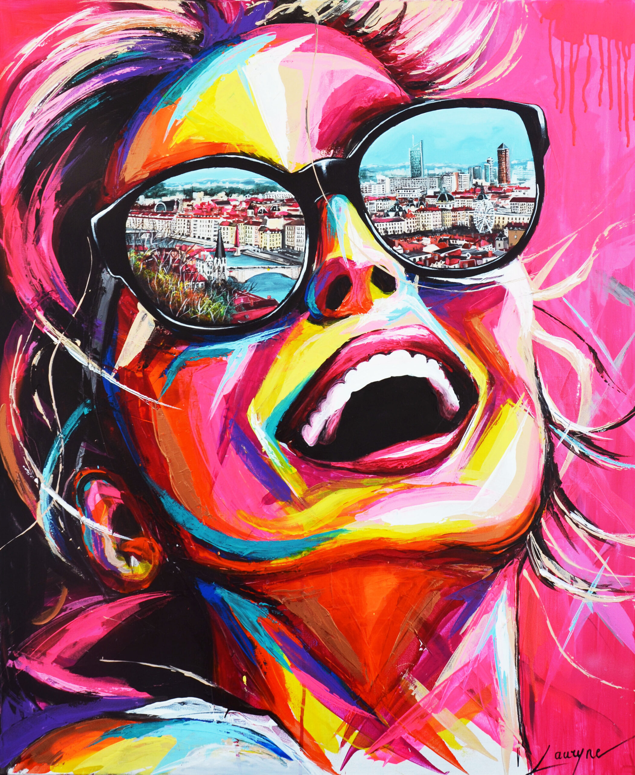 Only-lyon-2-toile-acrylique-lauryne-mazza